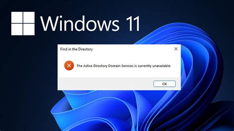 The active directory domain service is currently unavailable windows 8.1